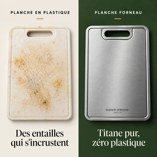 Planche à découper en Titane Pur LaDinanderie®